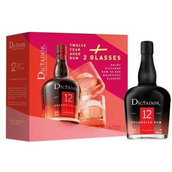 Dictador 12 Years Rum (DD+2 Pohár) [0,7L|40%]