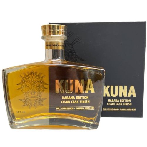 KUNA Habana Edition Panama aged Rum, Cigar Cask Finish 42% 0,7l DD