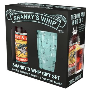   Shanky's Whip Black Irish Whiskey Likőr (DD+Pohár) 0,7l 33%