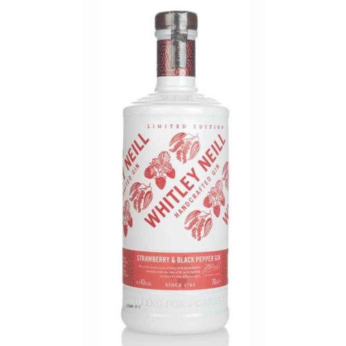 Whitley Neill Strawberry-Black Pepper (Eper-Bors) Gin 43% 0,7l