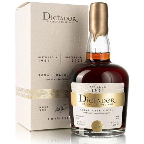 Dictador 1991 Tokaji Cask Finish 43%