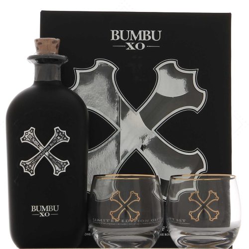 Bumbu XO 40% 0,7l pdd. + 2 pohár