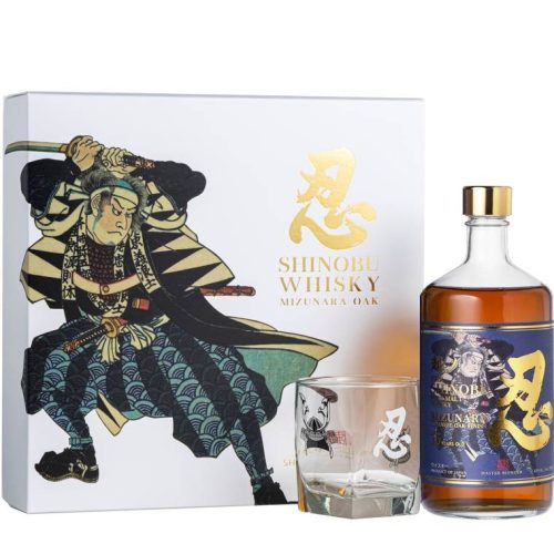 Shinobu 15 Years Pure Malt Whisky Mizunara Oak Finish (Gift Set) 0,7l 43%