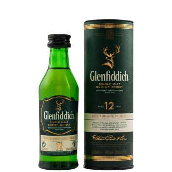 Glenfiddich Whisky 12 years Single Malt Scotch 0,05l DD