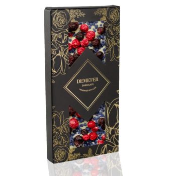   Demeter - Fehércsokoládé ibolyával, piros és feketeribizlivel 50g