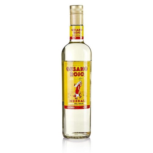 Tequila Mezcal Gusano Rojo Tequila  0,7l 38%