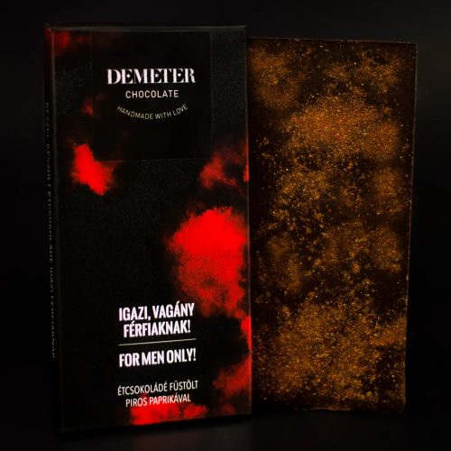 Demeter - Férfiaknak Füstölt paprikás étcsokoládé – 60g