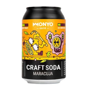 Monyo Maracuja Craft Soda 0,33l (alkoholmentes)