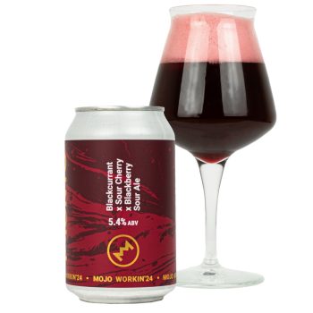   Monyo Workin' 24: Blackcurrant X Sour Cherry X Blackberry Sour Ale 5,4% 0,33l