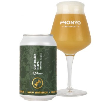   Monyo MOJO WORKIN'25: DOUBLE DRY-HOPPED DOUBLE NEIPA WITH STRATA & ZAPPA 8,5% 0,33l