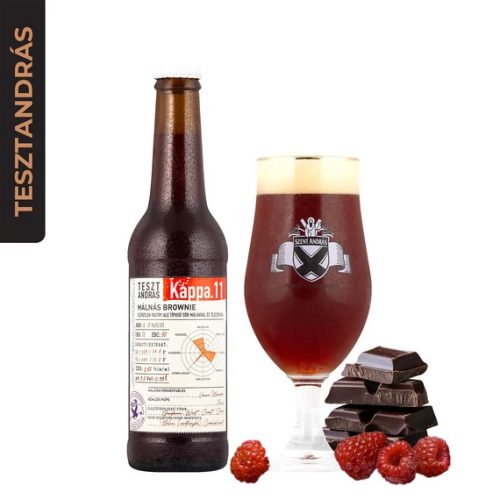 Szent András Sörfőzde Kappa. 11 (málnás brownie pastry ale) 8%  0,33l