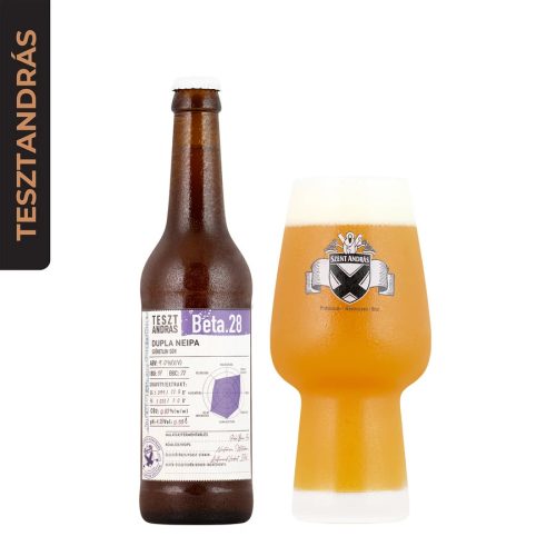 Szent András Sörfőzde Beta. 28 (dupla new england IPA) 9 % 0,33l
