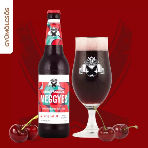 Szent András Sörfőzde Meggyes Sör (meggyes lager) 3,7% 0,5l