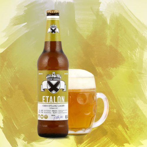 Szent András Sörfőzde Etalon (cseh stílusú lager) 4,2% 0,5l