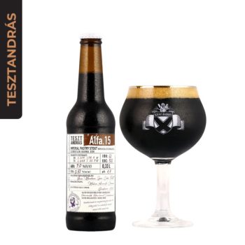   Szent András Sörfőzde Alfa. 15 (imperial pastry stout kókusszal és csokoládéval) 9% 0,33l