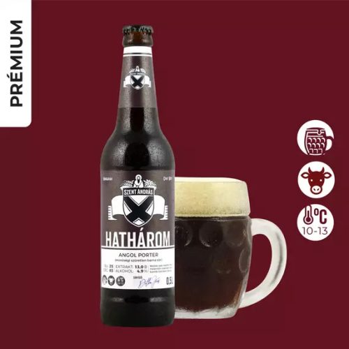 Szent András Sörfőzde Hathárom (porter) 4,9% 0,5l