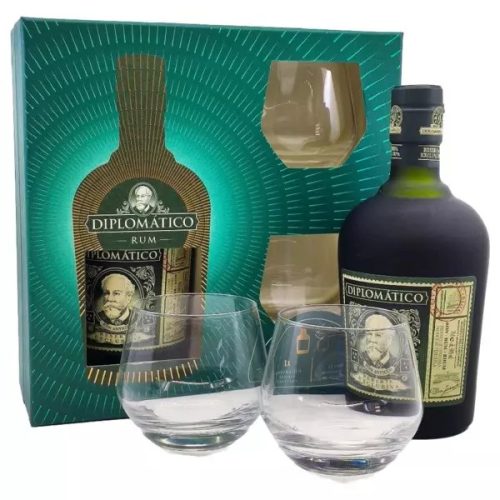  Diplomatico Reserva Exclusiva Rum (DD+2 Pohár) 0,7L 40%