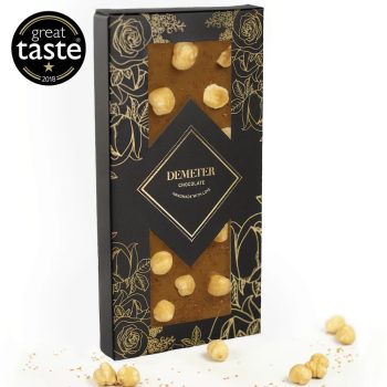   Demeter - Hawaii vörös sóval és piemonti mogyoróval szórt karamellás csokoládé 50g