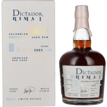 DICTADOR RIMA 2003 AMERICAN OAK CASK 43% PDD 0,7L