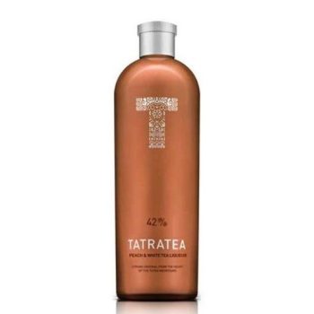   Tatratea "bronz" őszibarack és fehér tea likőr 42% 0,7l