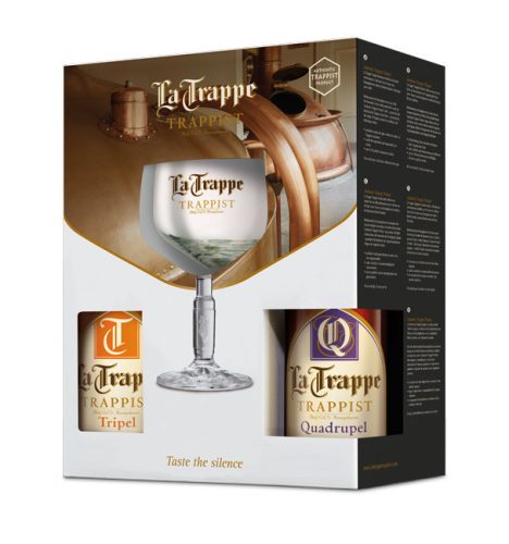 La Trappe 4 X 0,33l + Pohár Ajándékcsomag